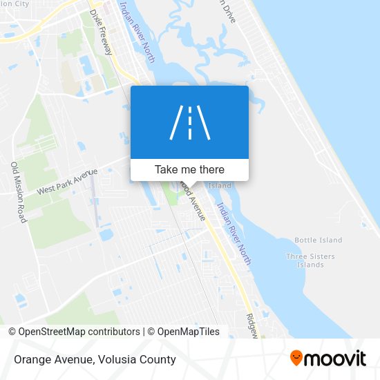 Orange Avenue map