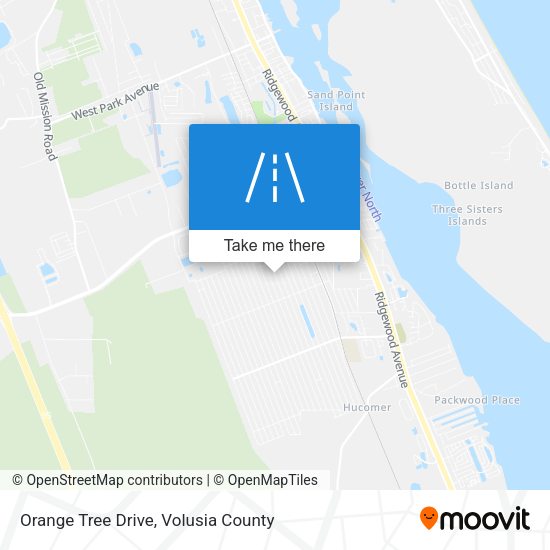 Orange Tree Drive map
