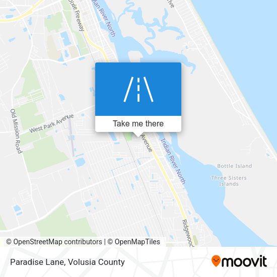 Paradise Lane map