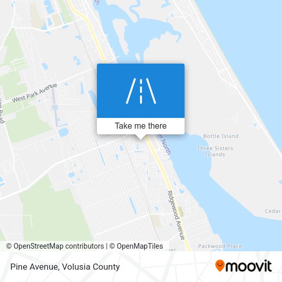 Mapa de Pine Avenue