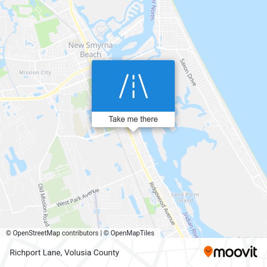 Mapa de Richport Lane