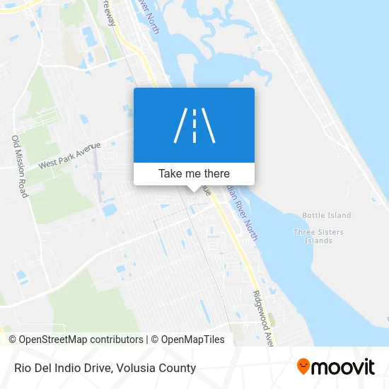 Rio Del Indio Drive map