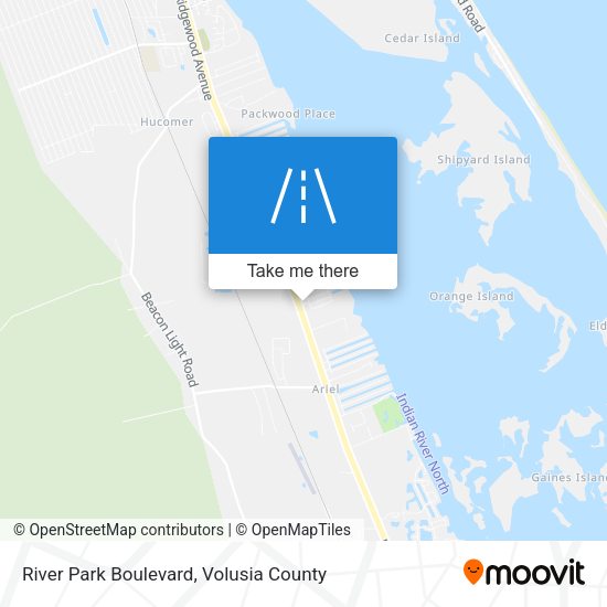 Mapa de River Park Boulevard