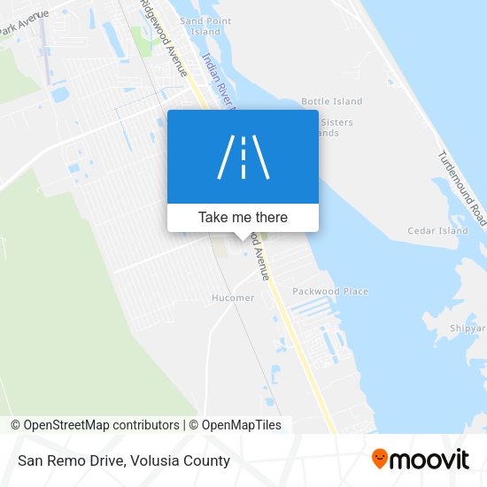 San Remo Drive map