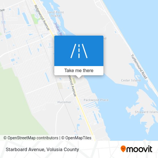Starboard Avenue map