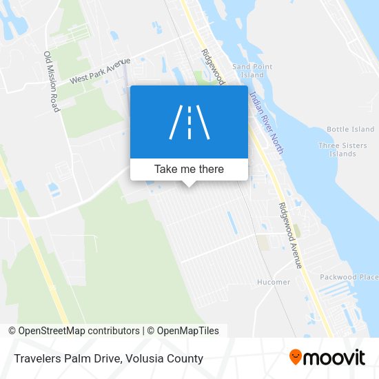 Travelers Palm Drive map