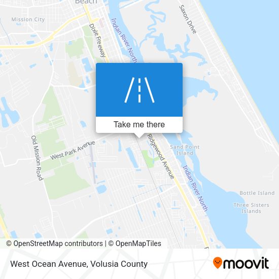 West Ocean Avenue map