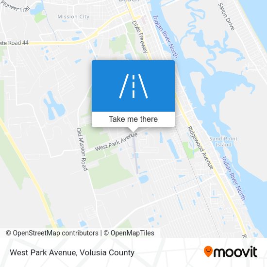 Mapa de West Park Avenue