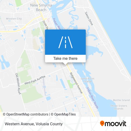 Western Avenue map