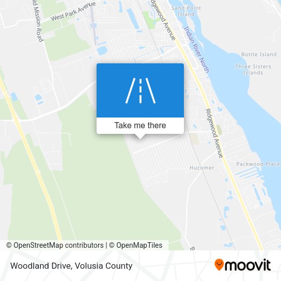 Mapa de Woodland Drive