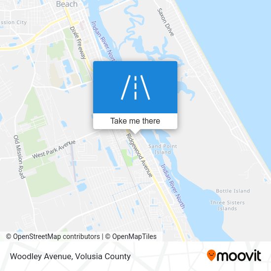 Woodley Avenue map