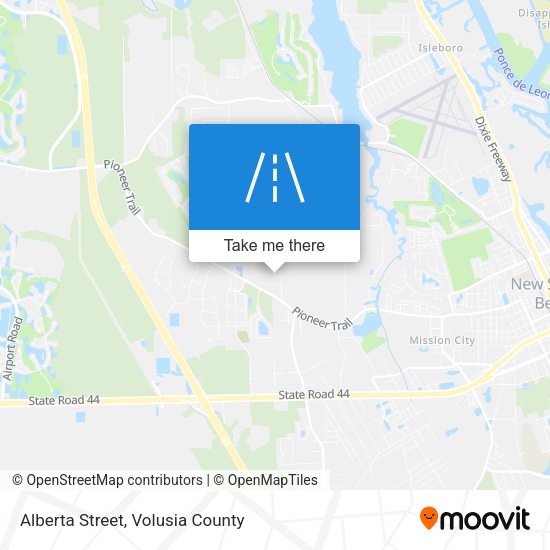 Alberta Street map