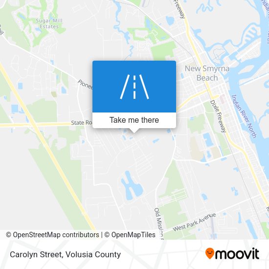 Carolyn Street map