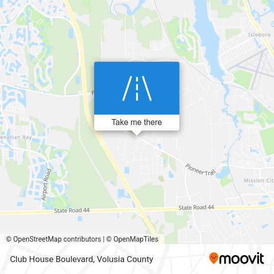 Club House Boulevard map