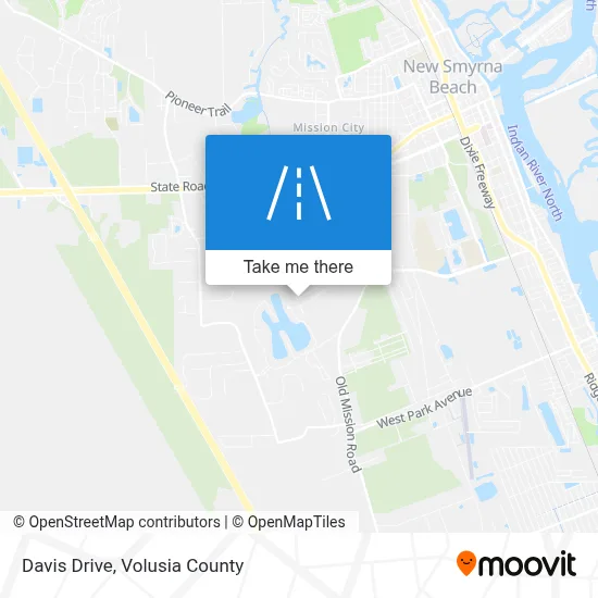 Davis Drive map