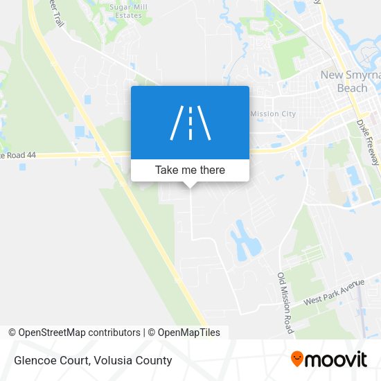 Mapa de Glencoe Court