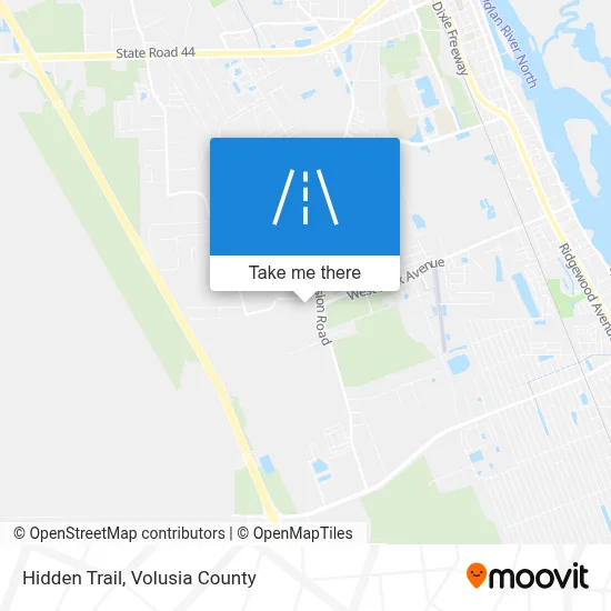 Hidden Trail map