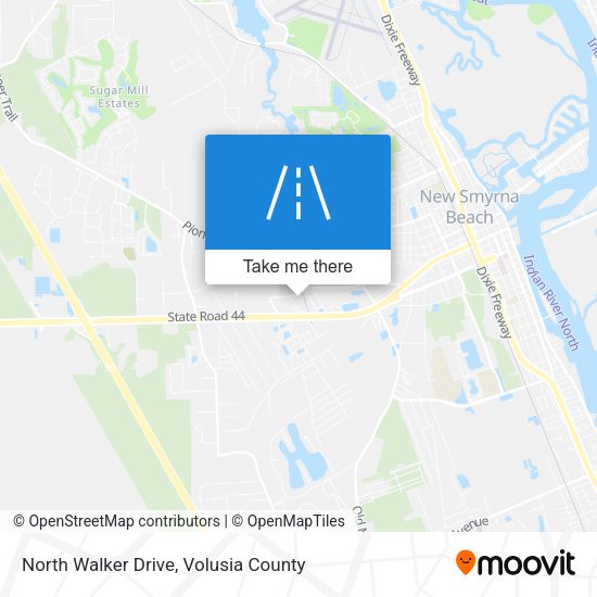 North Walker Drive map