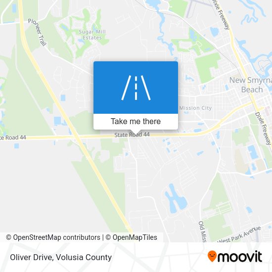 Oliver Drive map