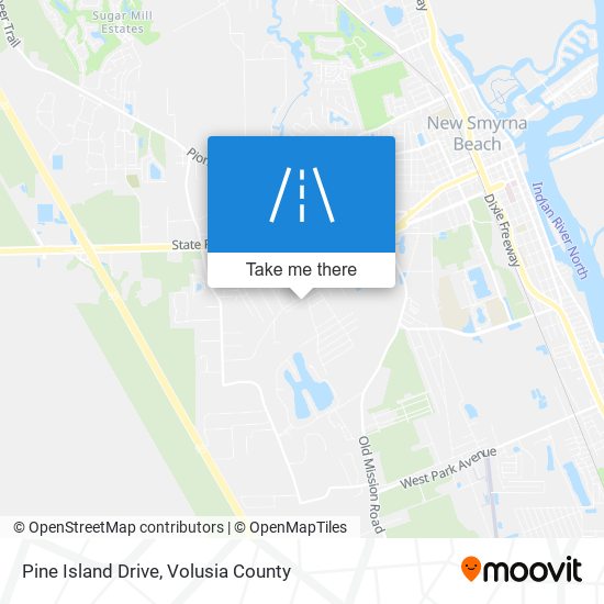 Pine Island Drive map