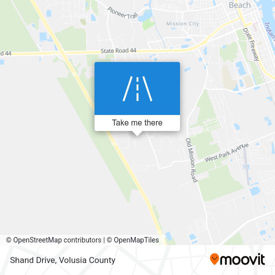 Shand Drive map