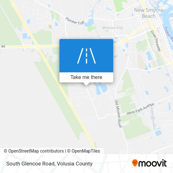 South Glencoe Road map