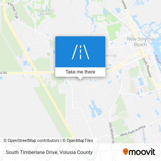 Mapa de South Timberlane Drive
