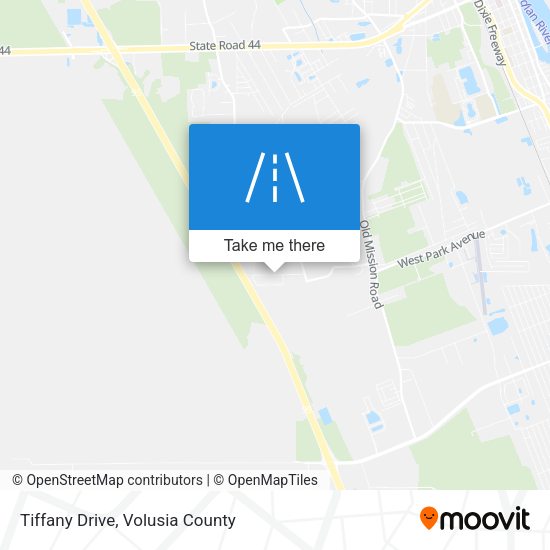Tiffany Drive map