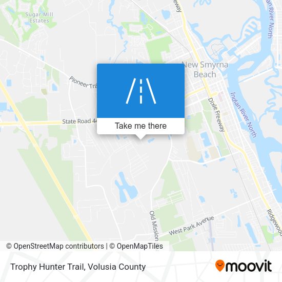 Trophy Hunter Trail map