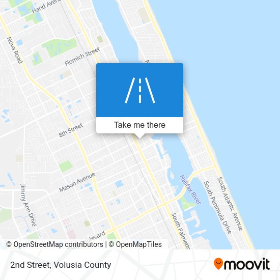 Mapa de 2nd Street