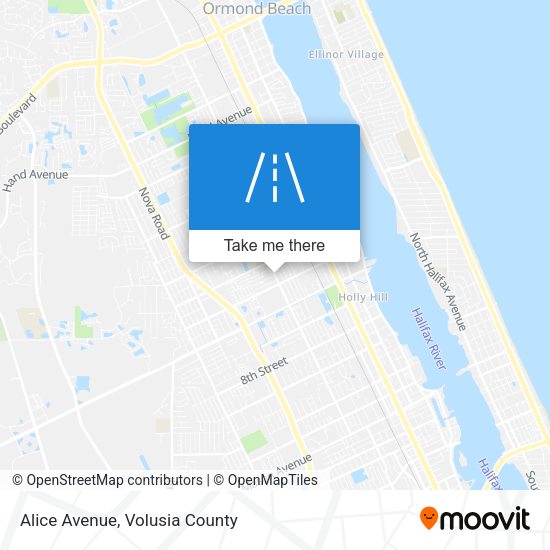 Mapa de Alice Avenue