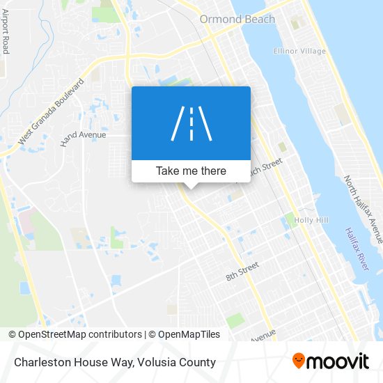 Charleston House Way map