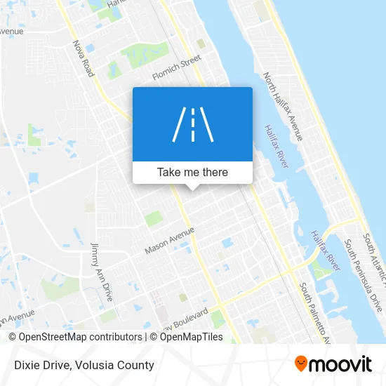 Dixie Drive map