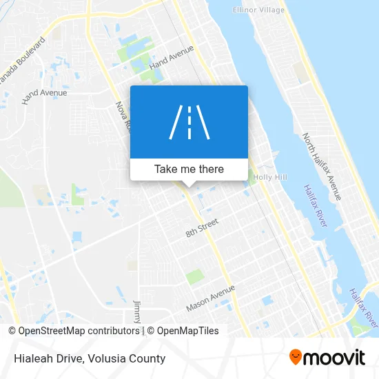 Hialeah Drive map