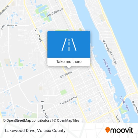 Lakewood Drive map