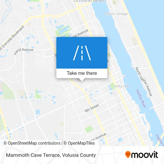 Mammoth Cave Terrace map