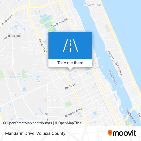 Mandarin Drive map