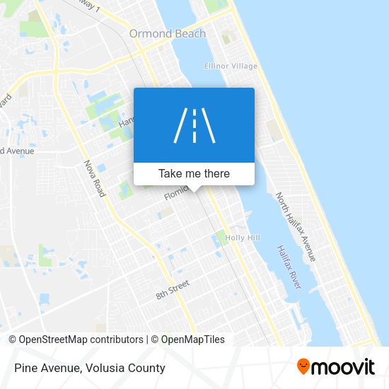 Mapa de Pine Avenue