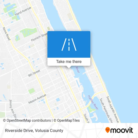 Riverside Drive map