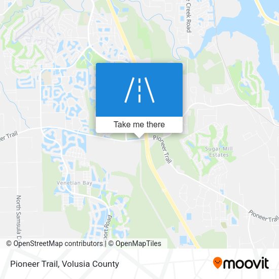 Pioneer Trail map