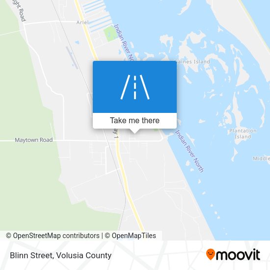 Blinn Street map