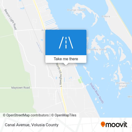 Canal Avenue map