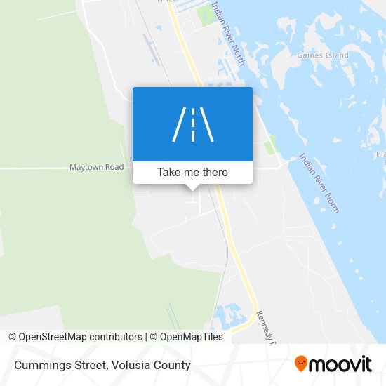Cummings Street map