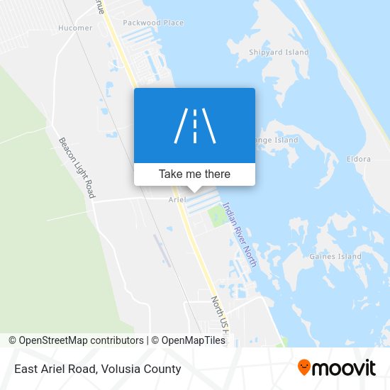 Mapa de East Ariel Road