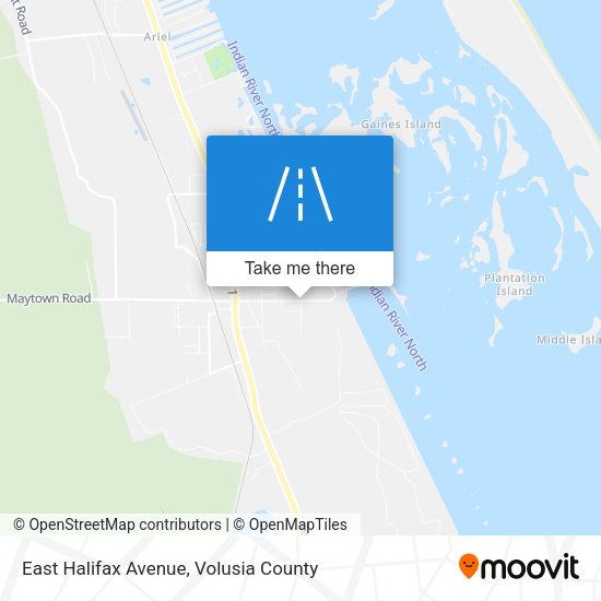 East Halifax Avenue map