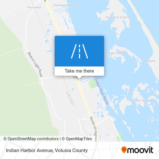 Indian Harbor Avenue map