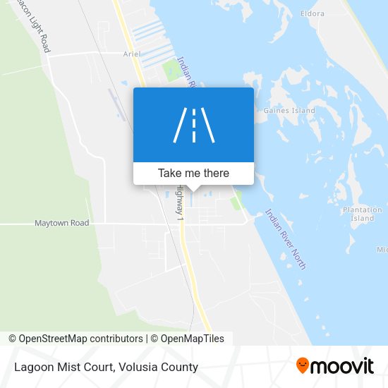 Mapa de Lagoon Mist Court