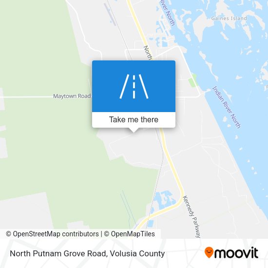 Mapa de North Putnam Grove Road