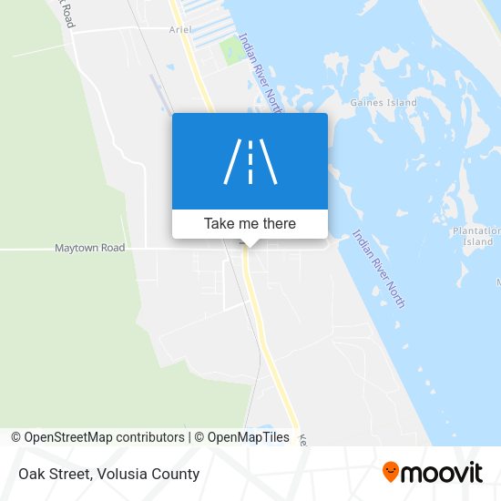 Oak Street map