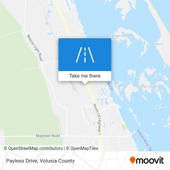 Payless Drive map